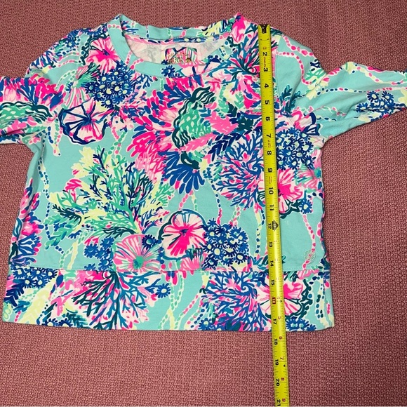 Lilly Pulitzer Luxletic Top Beach You To It set top XS / shorts S - Picture 6 of 9